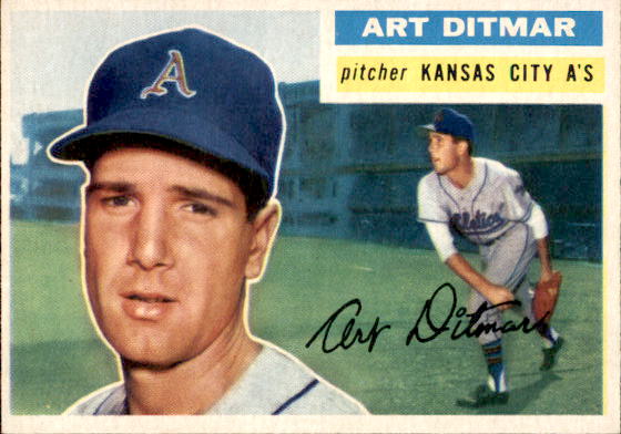 1956 Topps #258 Art Ditmar