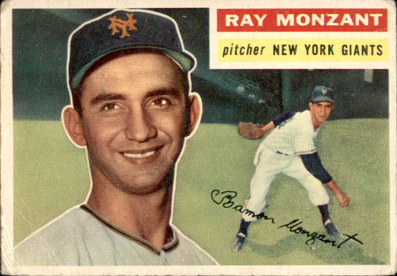 1956 Topps #264 Ray Monzant RC