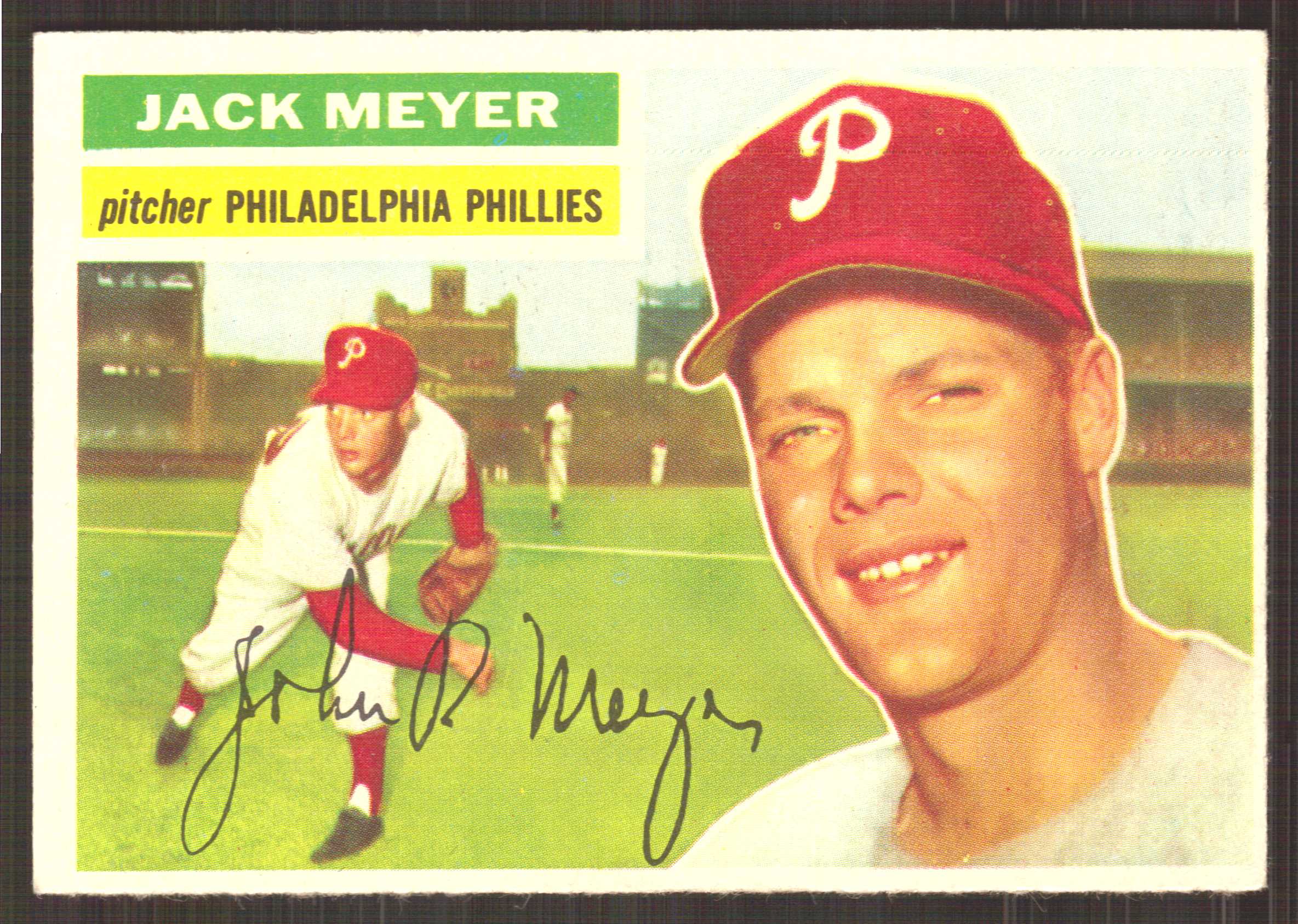 1956 Topps #269 Jack Meyer RC
