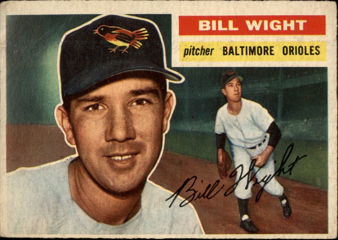 1956 Topps #286 Bill Wight