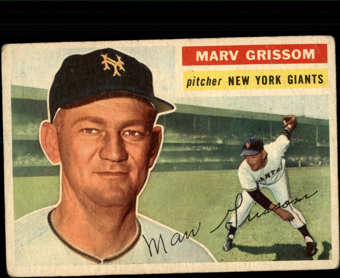1956 Topps #301 Marv Grissom