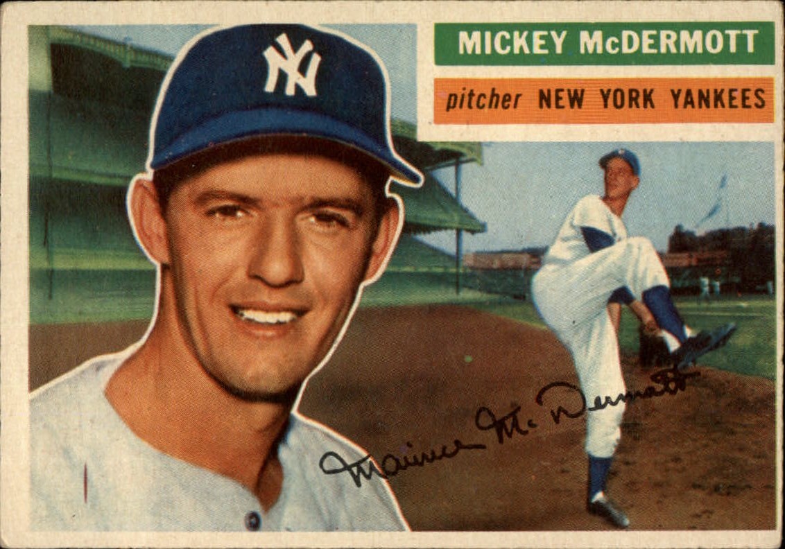 1956 Topps #340 Mickey McDermott