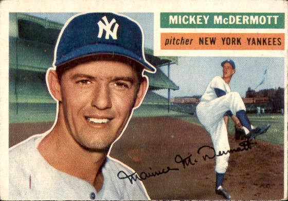 1956 Topps #340 Mickey McDermott