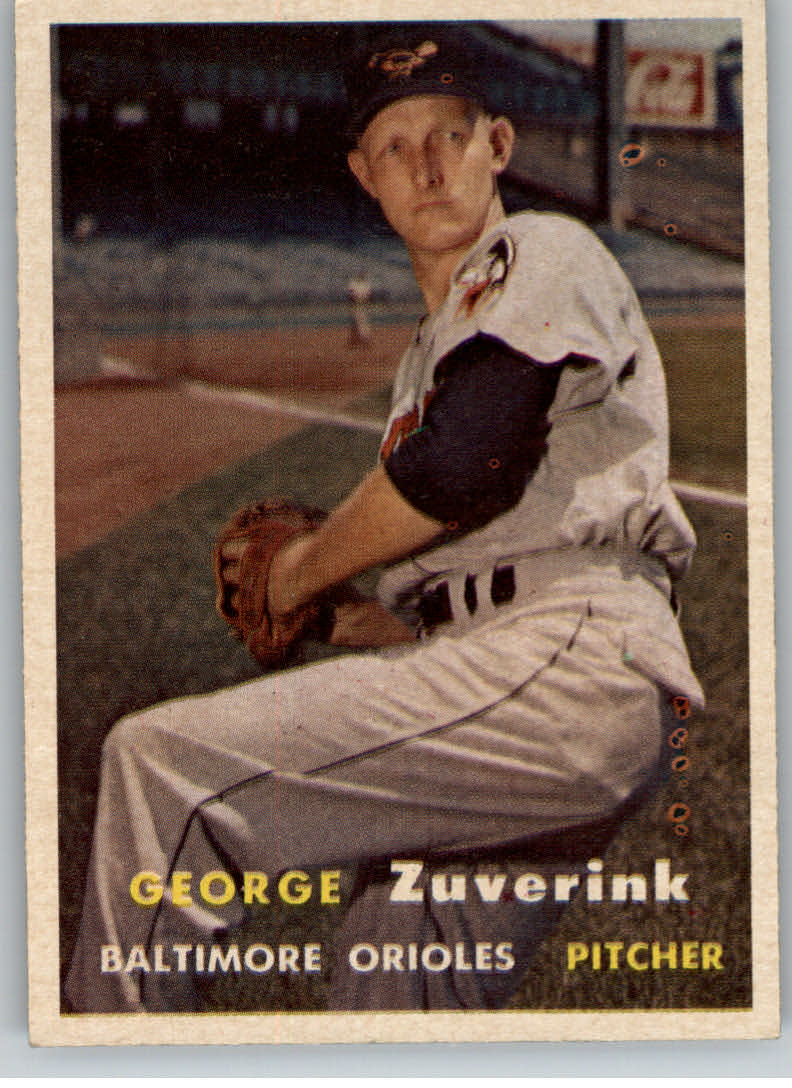 1957 Topps #11 George Zuverink