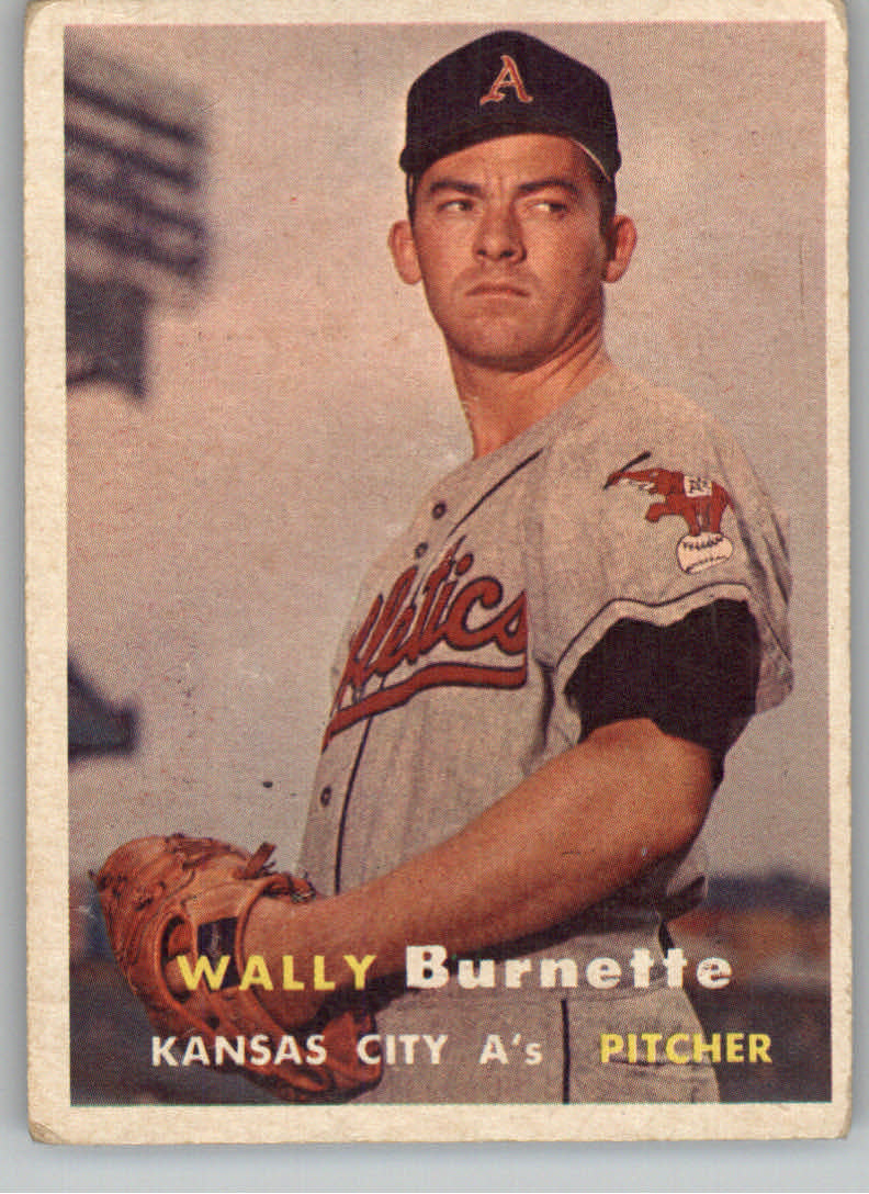 1957 Topps #13 Wally Burnette RC