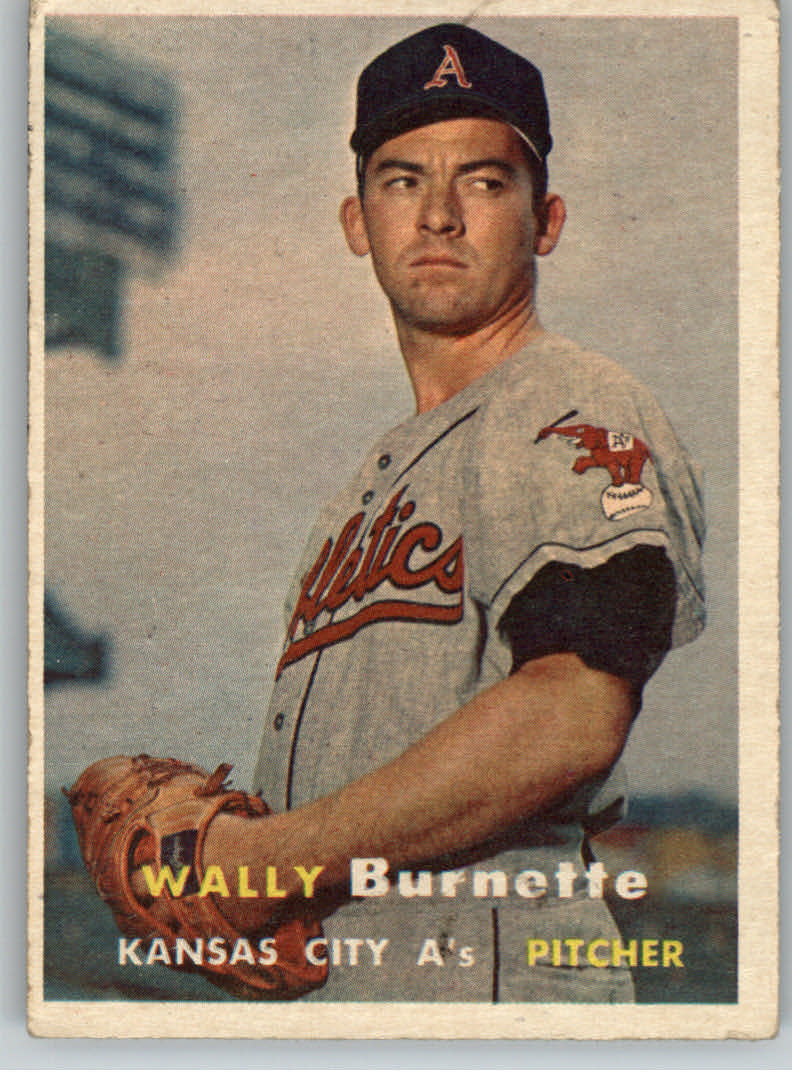 1957 Topps #13 Wally Burnette RC