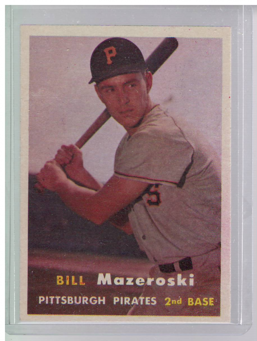 1957 Topps #24 Bill Mazeroski RC