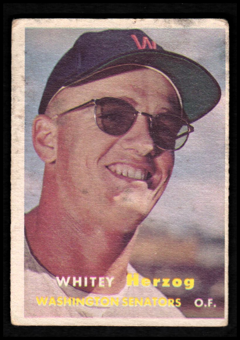 1957 Topps Whitey Herzog