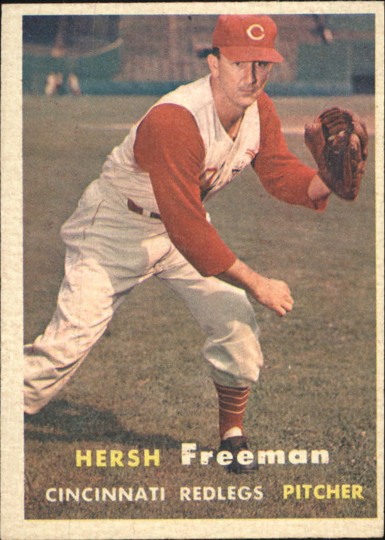 1957 Topps #32 Hershell Freeman