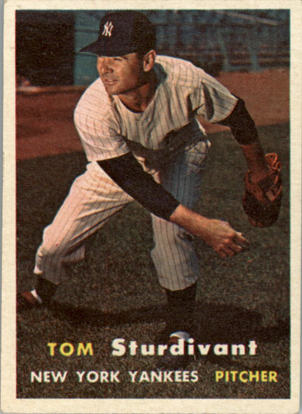 1957 Topps #34 Tom Sturdivant RC
