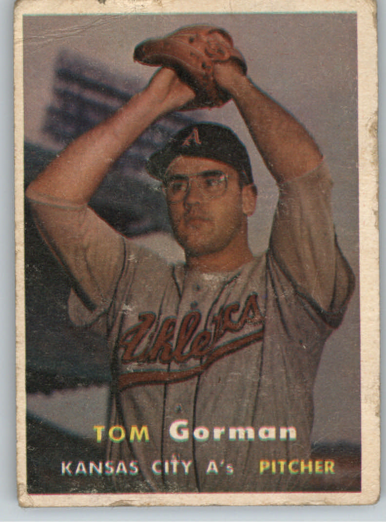 1957 Topps #87 Tom Gorman