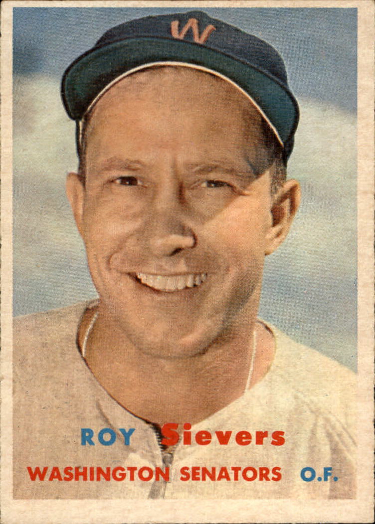 1957 Topps #89 Roy Sievers