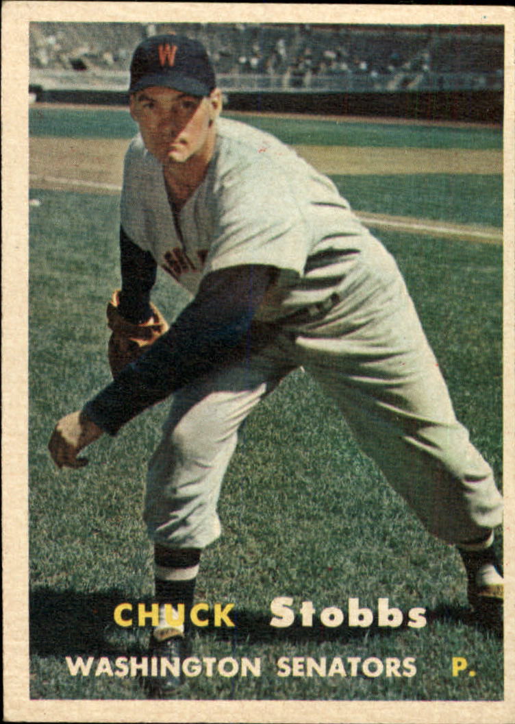 1957 Topps #101 Chuck Stobbs