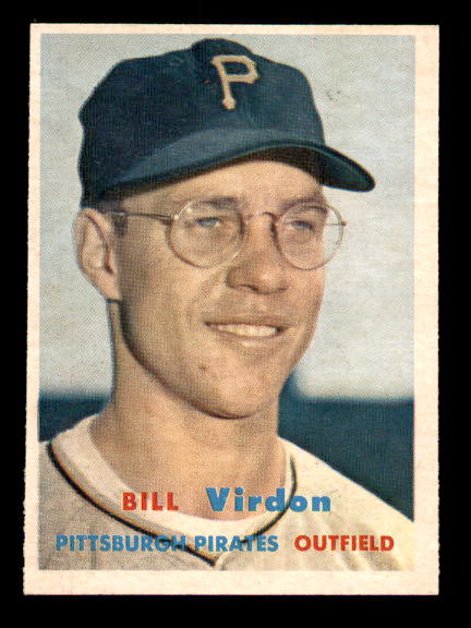 1957 Topps #110 Bill Virdon
