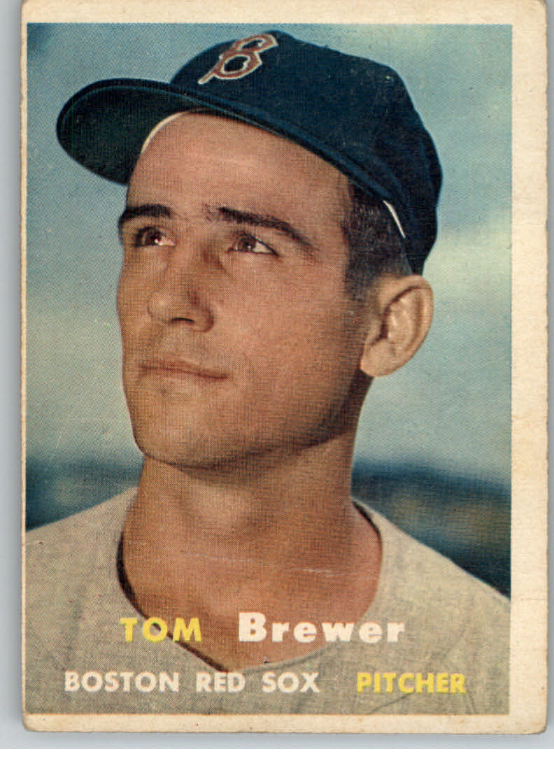1957 Topps #112 Tom Brewer