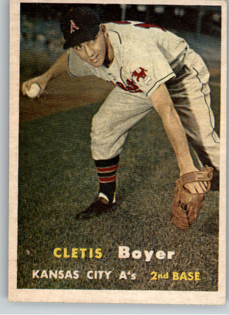 1957 Topps #121 Clete Boyer RC