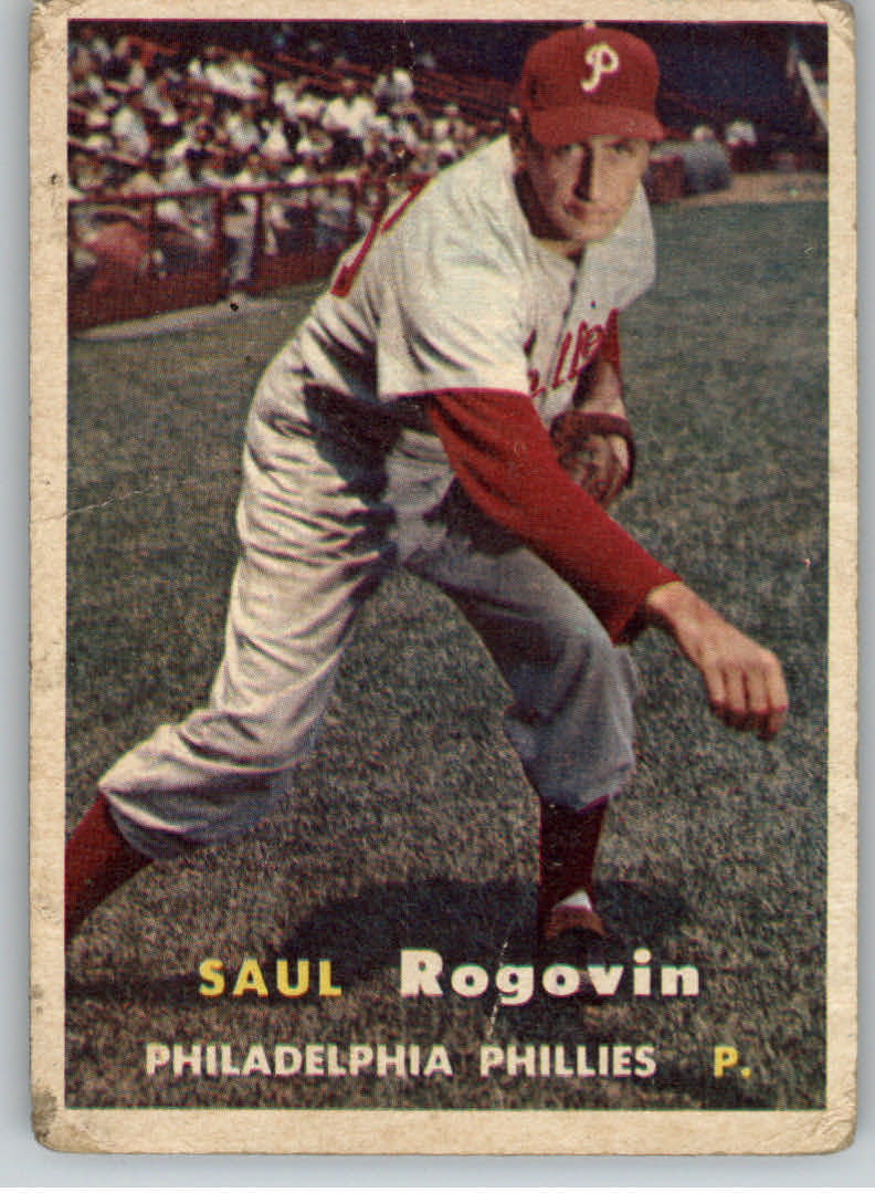 1957 Topps #129 Saul Rogovin