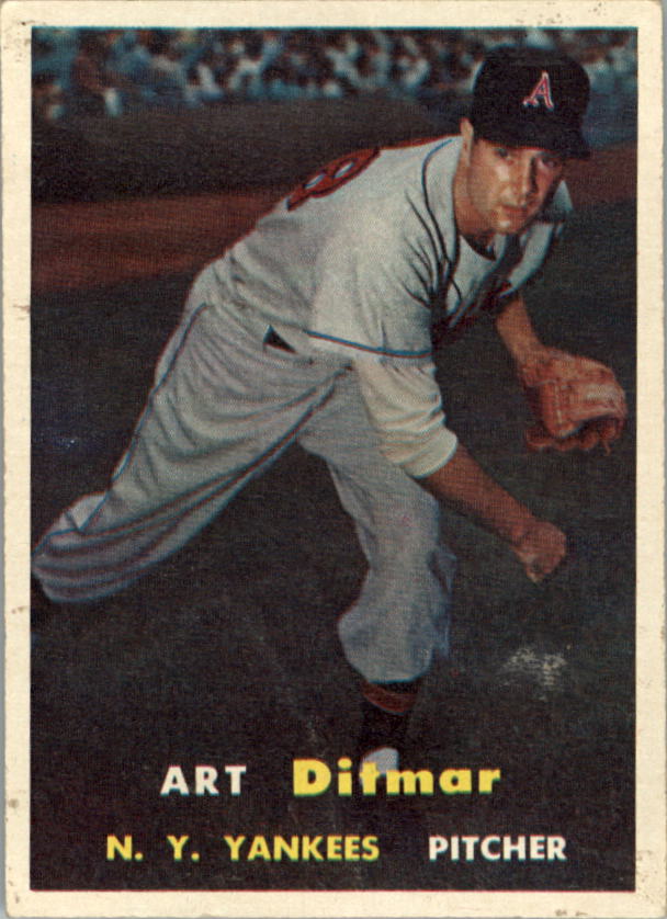 1957 Topps #132 Art Ditmar