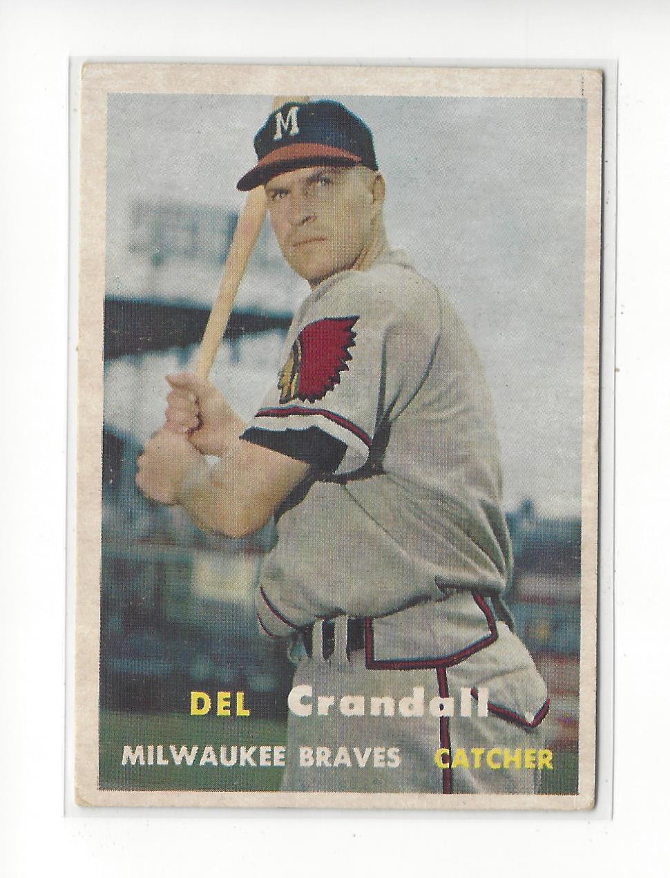 1957 Topps #133 Del Crandall