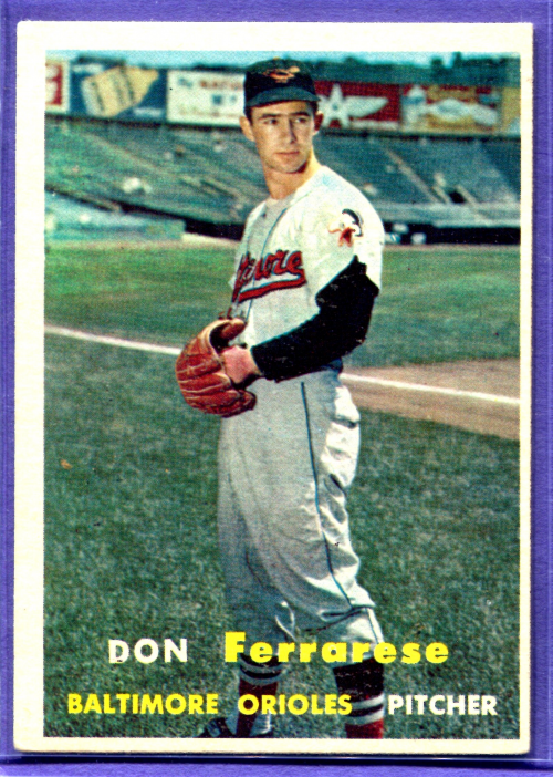 1957 Topps #146 Don Ferrarese