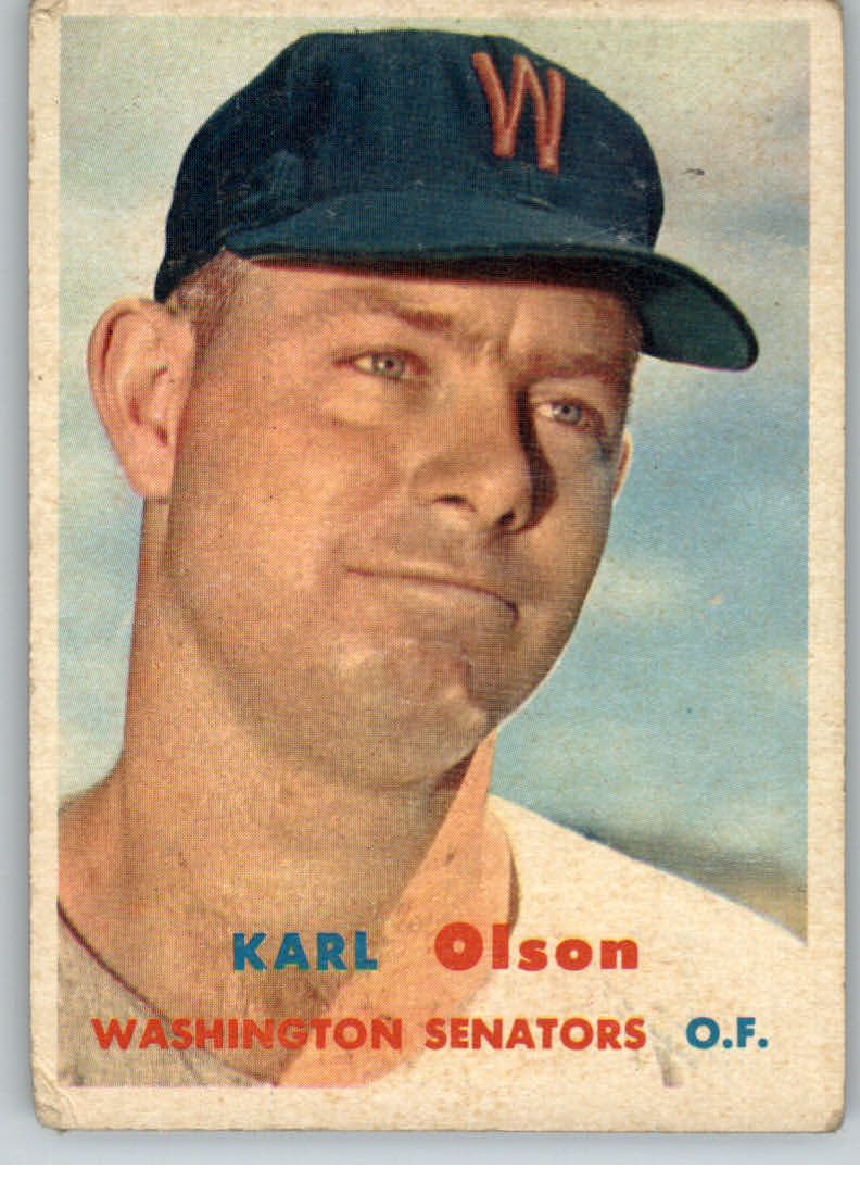 1957 Topps #153 Karl Olson