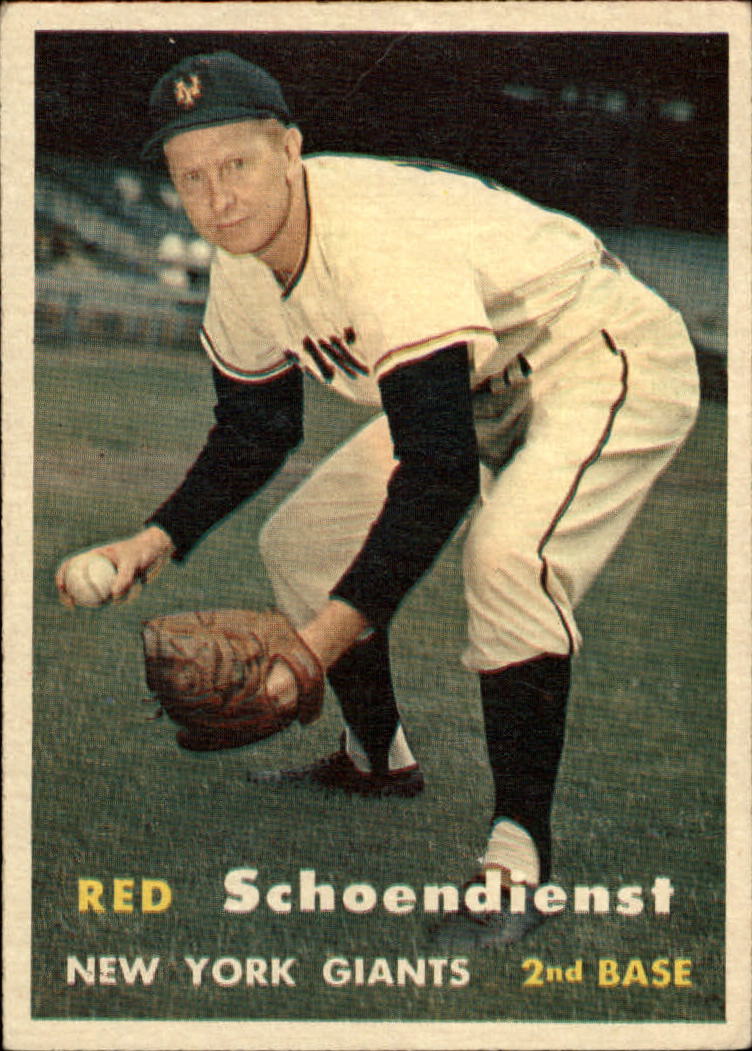 1957 Topps #154 Red Schoendienst