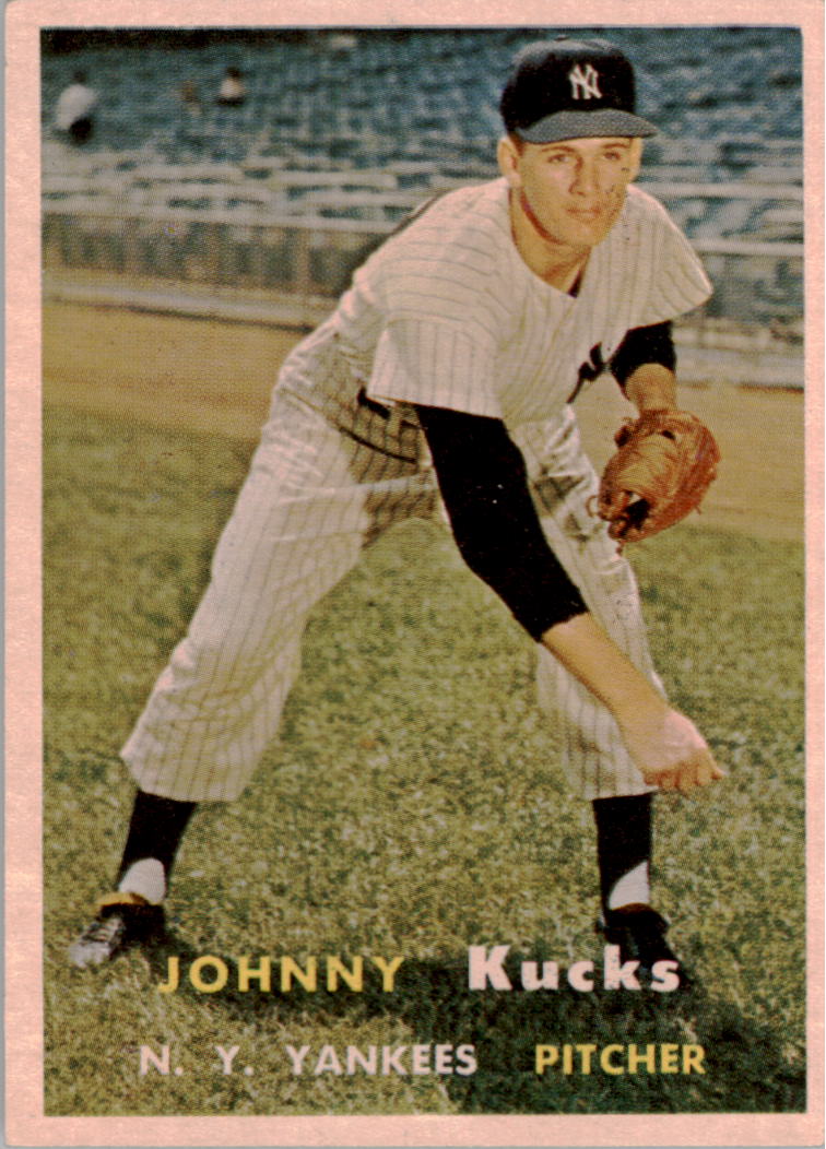 1957 Topps #185 Johnny Kucks