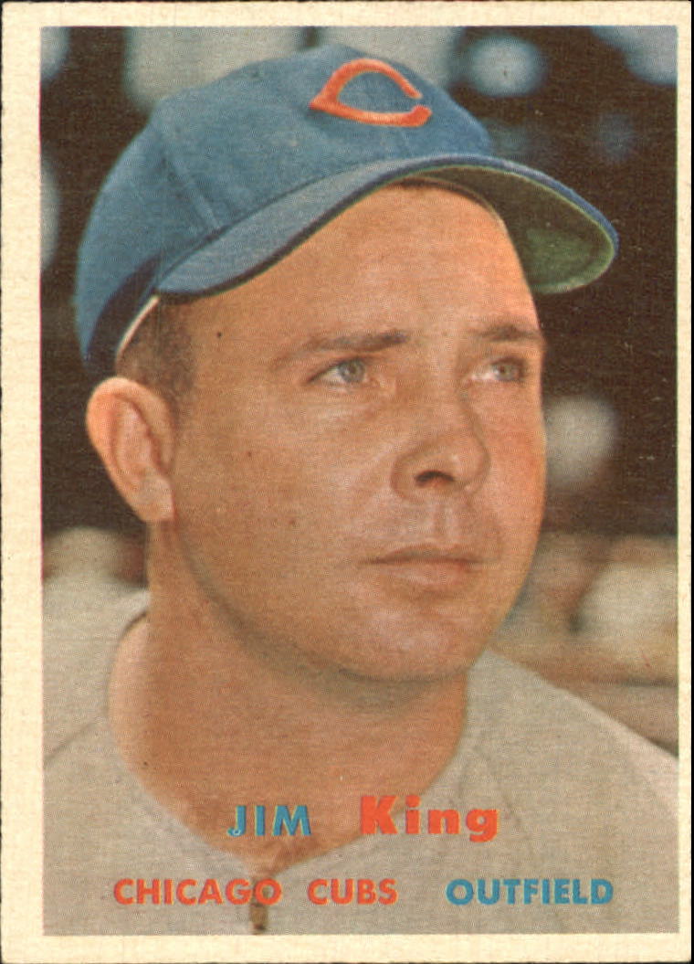 1957 Topps #186 Jim King