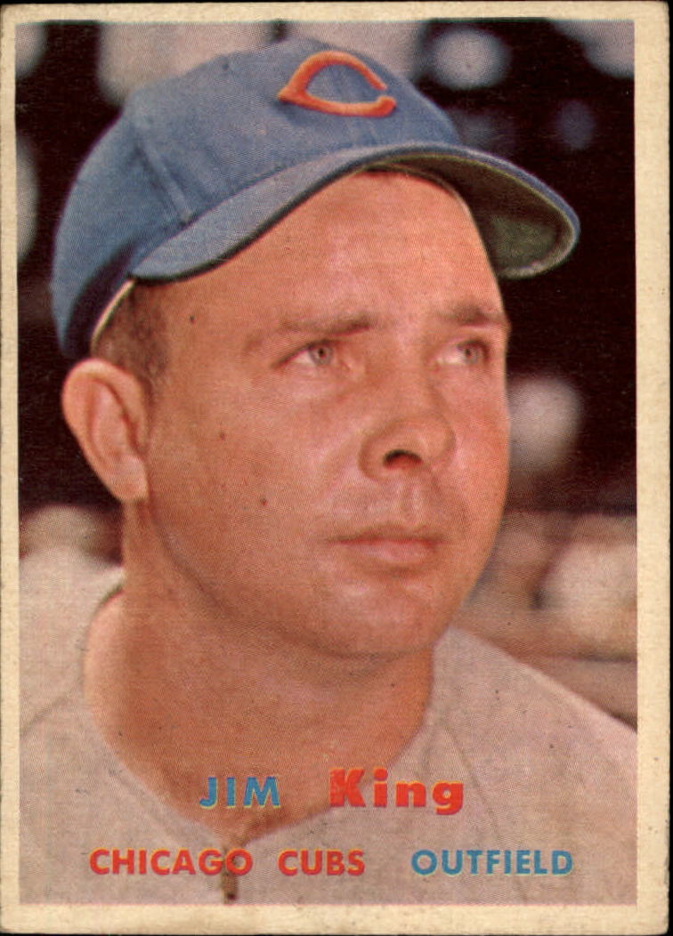 1957 Topps #186 Jim King