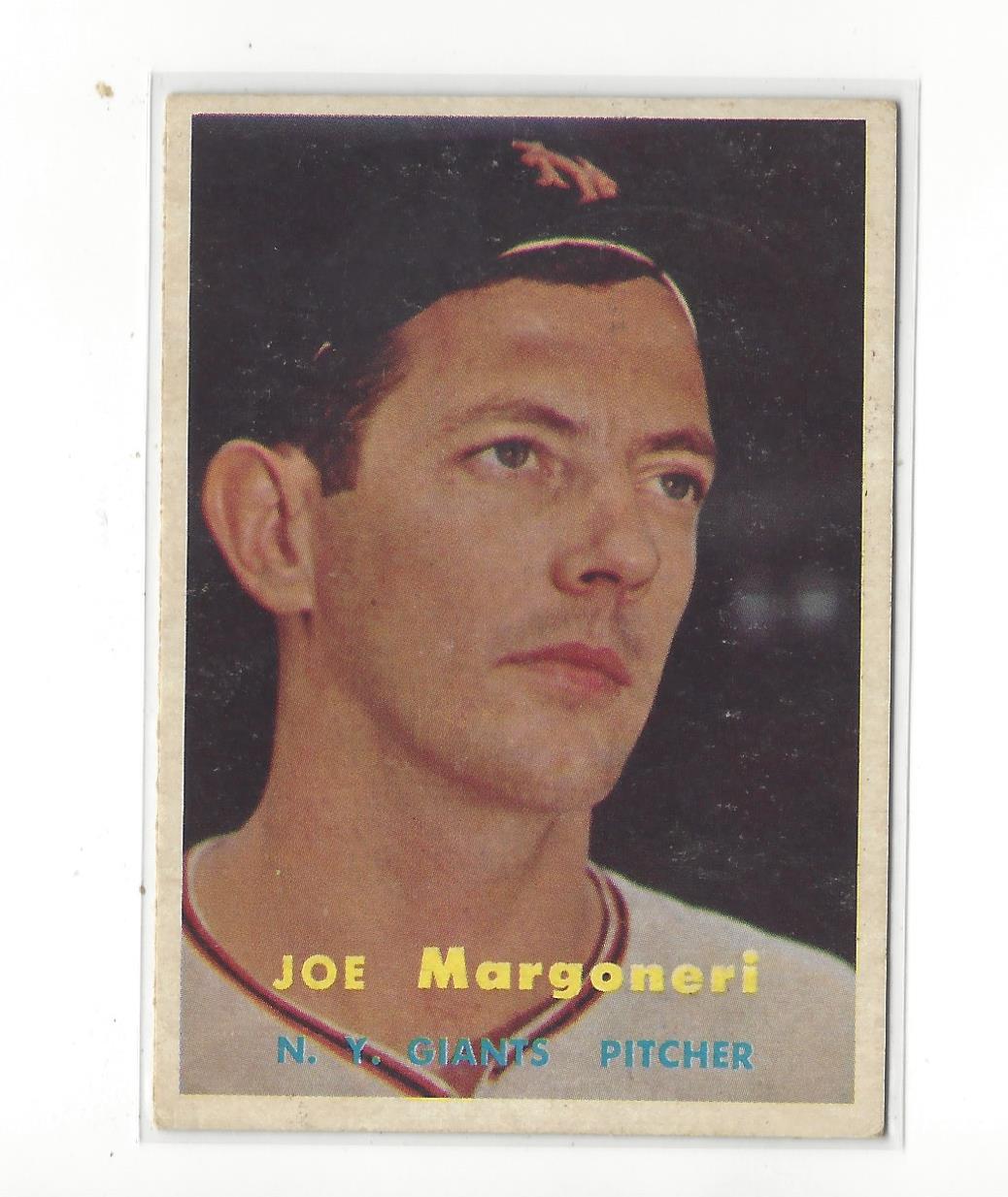 1957 Topps #191 Joe Margoneri RC