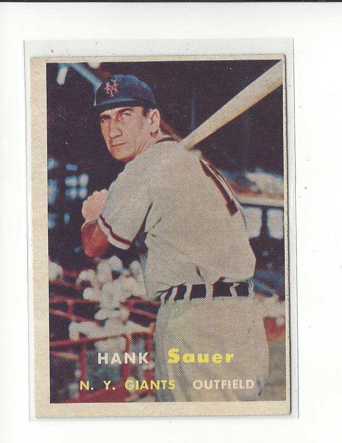 1957 Topps #197 Hank Sauer