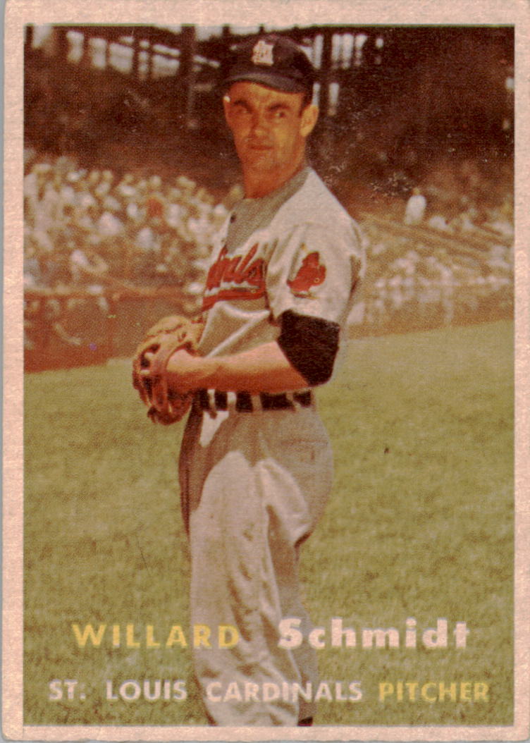 1957 Topps #206 Willard Schmidt