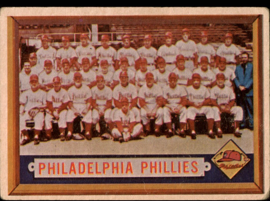1957 Topps #214 Philadelphia Phillies TC