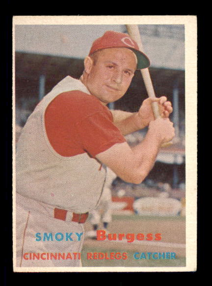 1957 Topps #228 Smoky Burgess UER/Misspelled Smokey/on card back