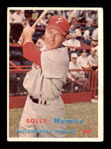 1957 Topps #231 Solly Hemus