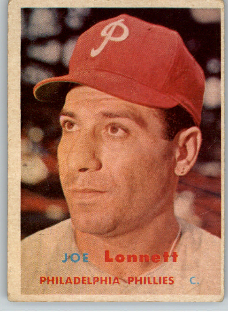 1957 Topps #241 Joe Lonnett RC