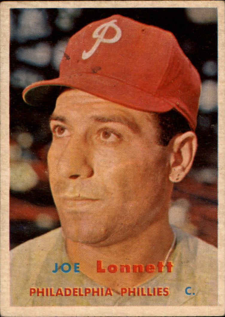 1957 Topps #241 Joe Lonnett RC