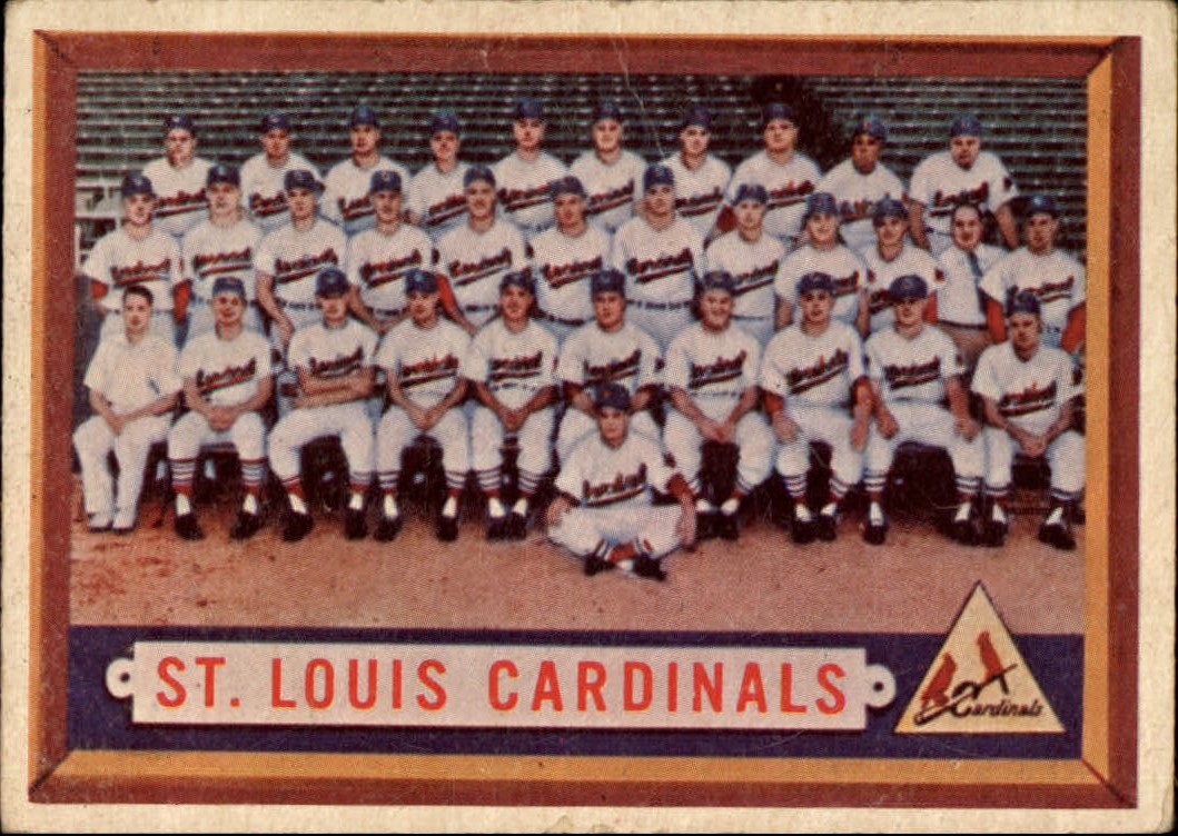 1957 Topps #243 St. Louis Cardinals TC