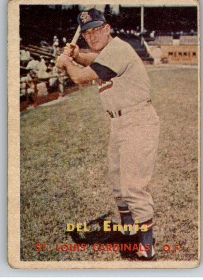 1957 Topps #260 Del Ennis