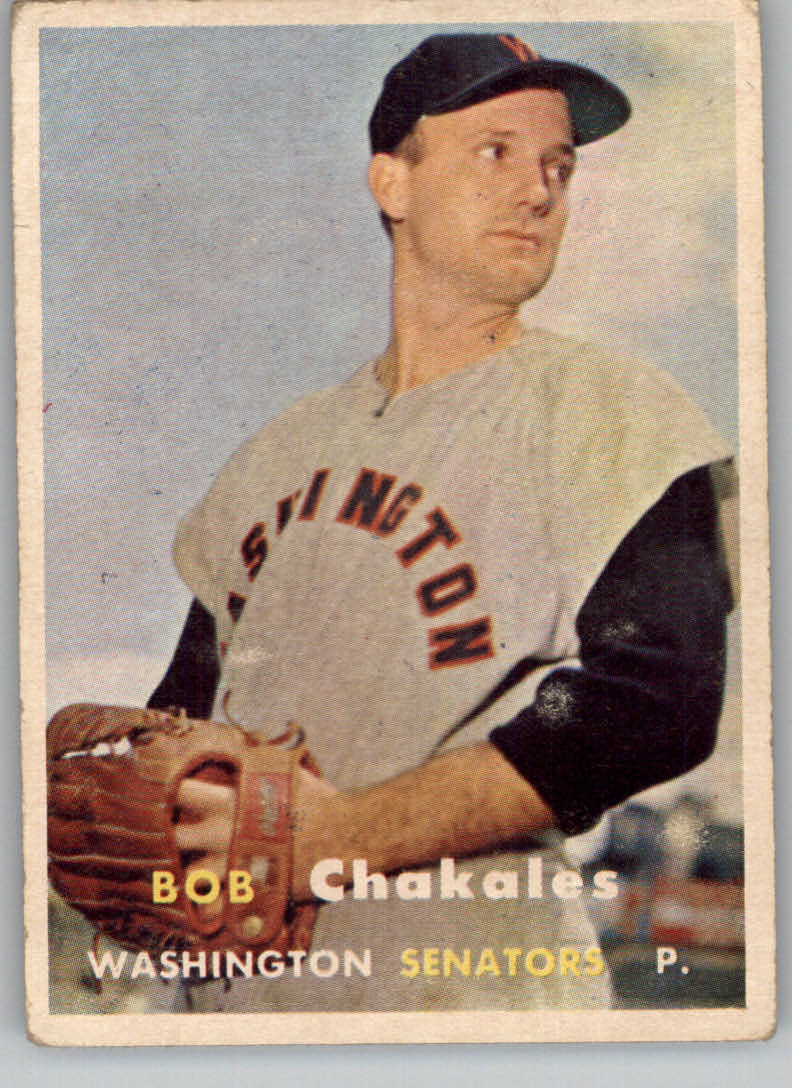 1957 Topps #261 Bob Chakales