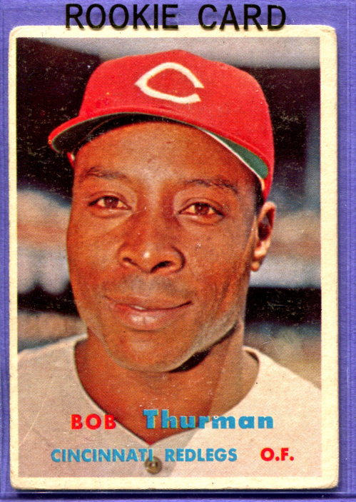 1957 Topps #279 Bob Thurman RC