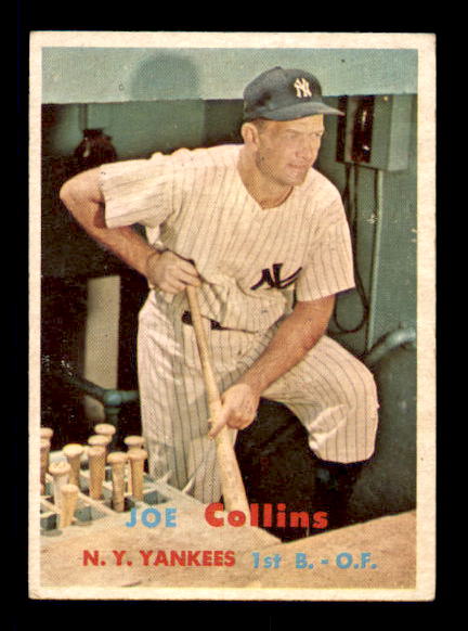 1957 Topps #295 Joe Collins DP