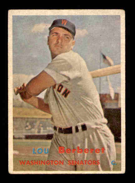 1957 Topps #315 Lou Berberet DP