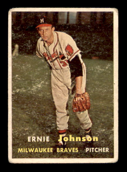 1957 Topps #333 Ernie Johnson