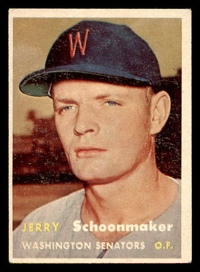 1957 Topps #334 Jerry Schoonmaker