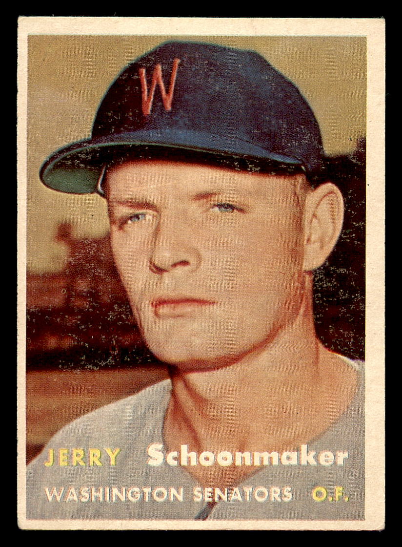 1957 Topps #334 Jerry Schoonmaker
