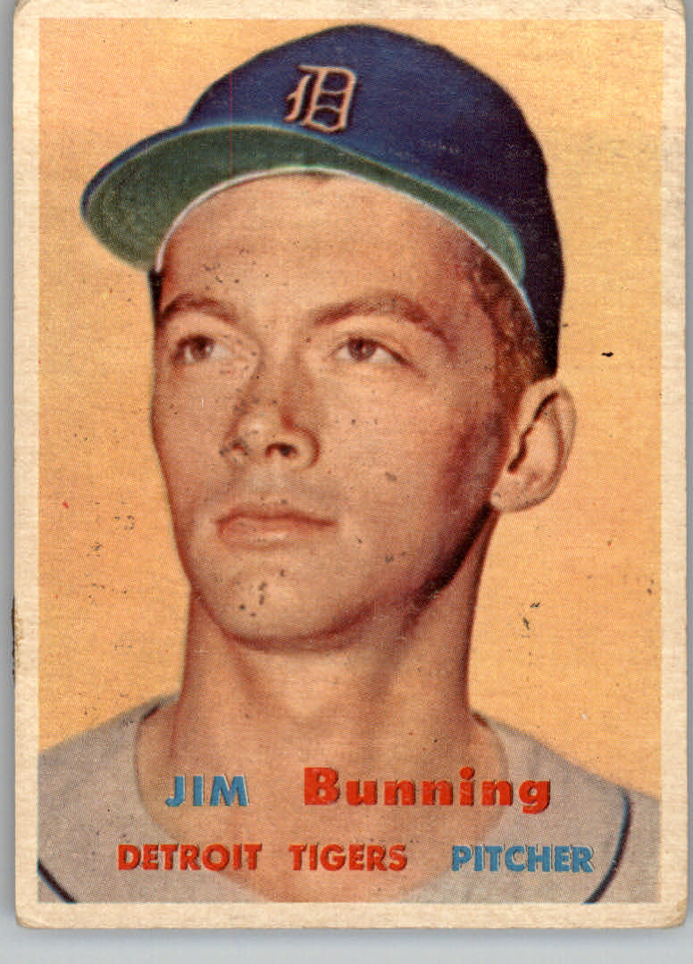 1957 Topps #338 Jim Bunning RC