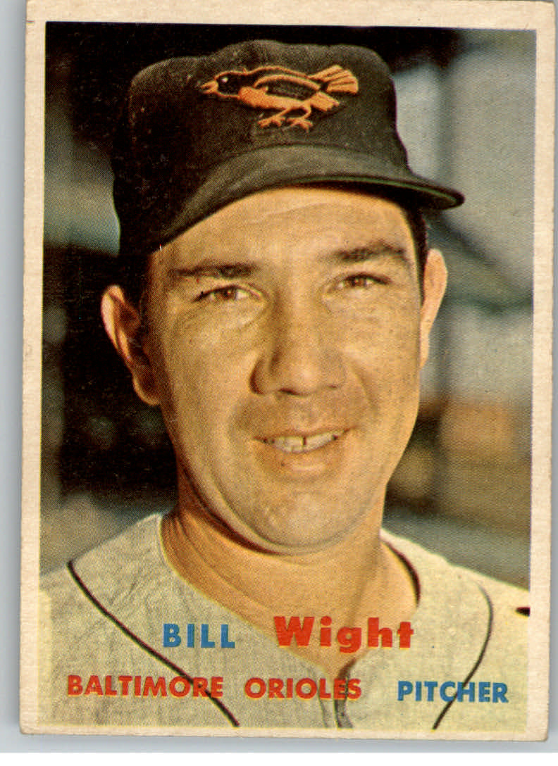 1957 Topps #340 Bill Wight