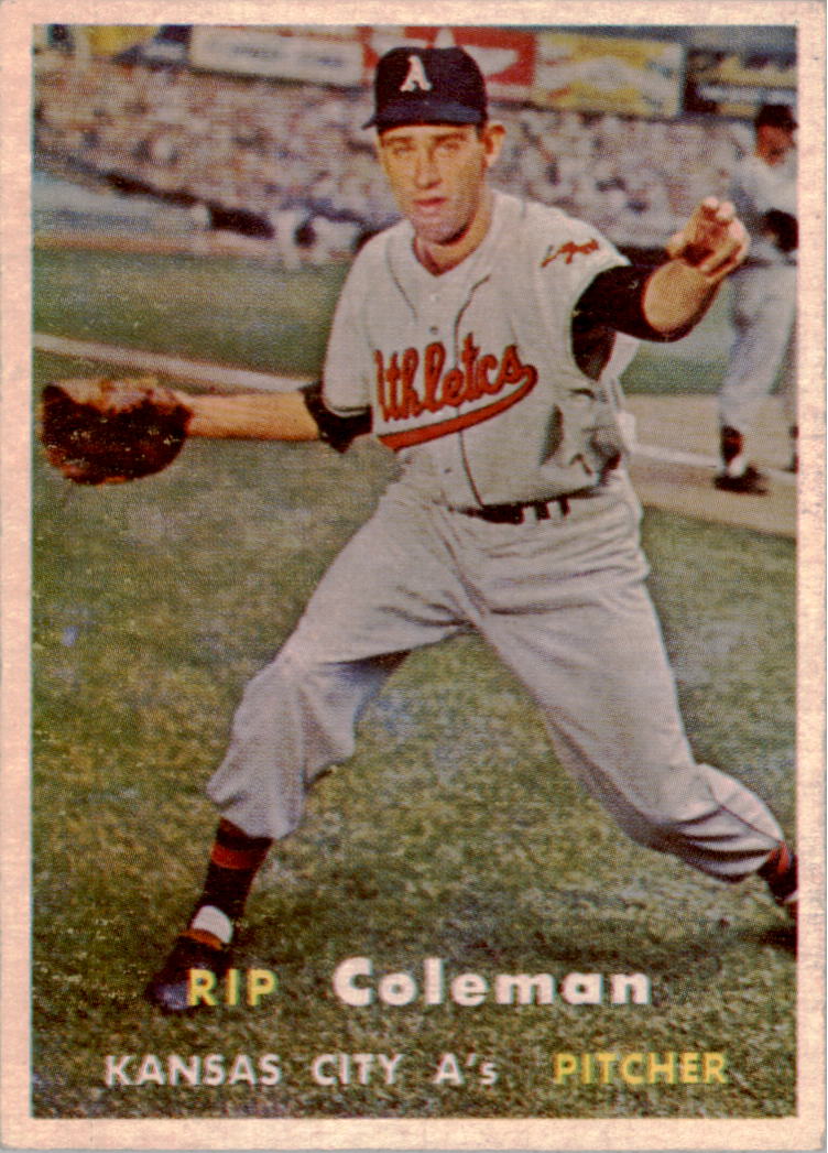 1957 Topps #354 Rip Coleman RC