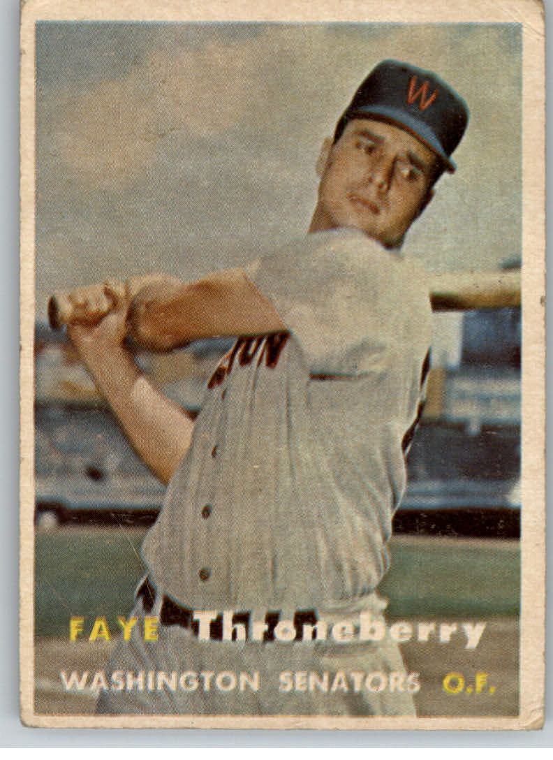 1957 Topps #356 Faye Throneberry